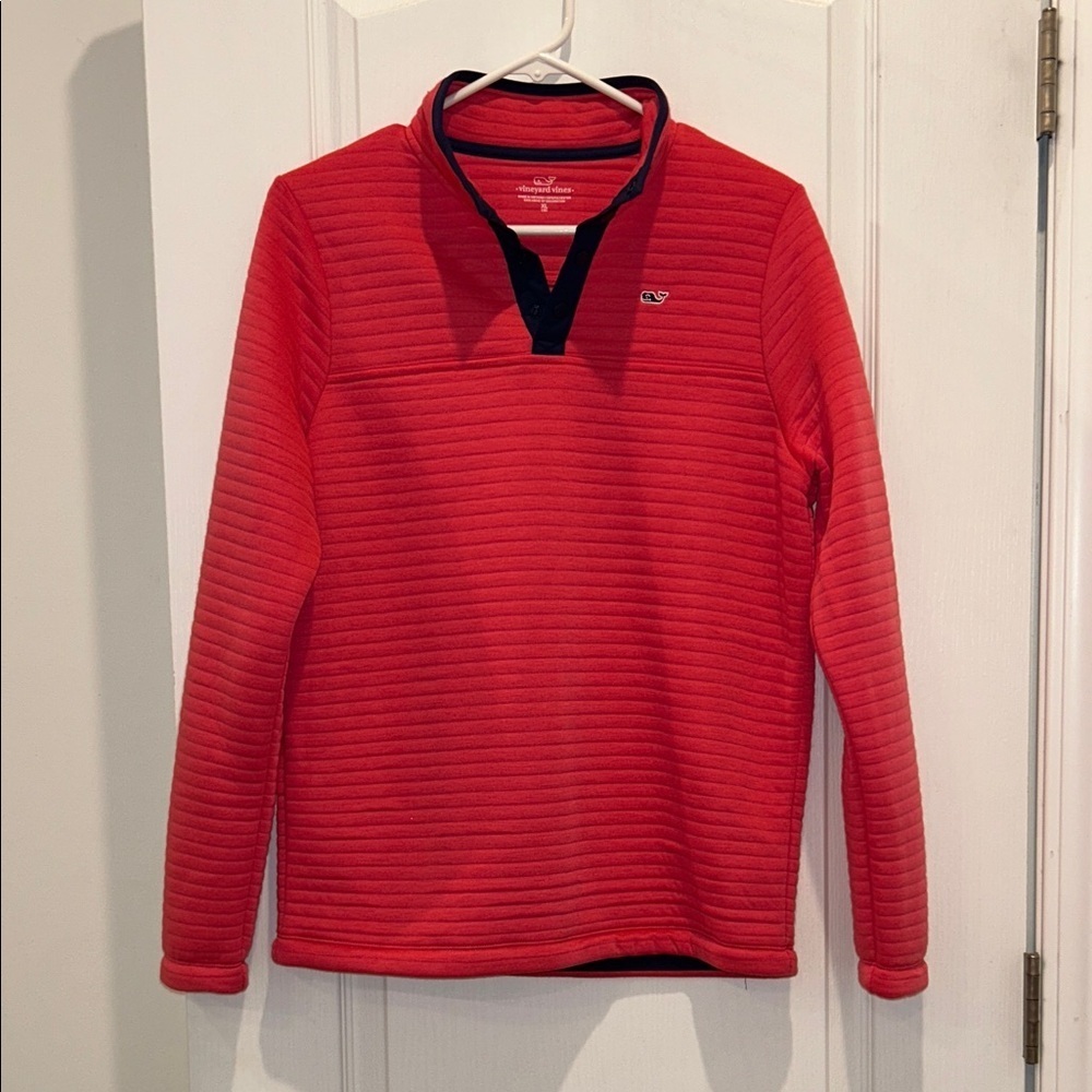 Vineyard Vines Girl’s Quarter-Zip Pullover, Size XL (18)